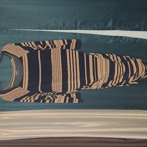 Quarter sleeve ruched summer dress